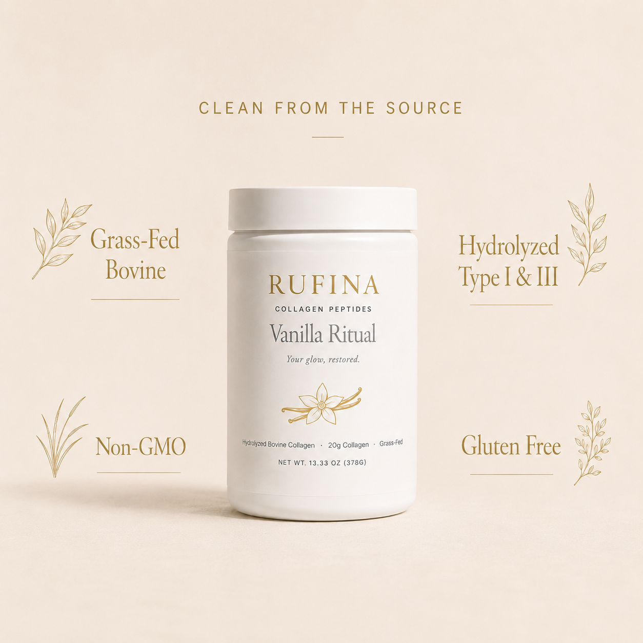Grass-Fed Hydrolyzed Collagen Peptides